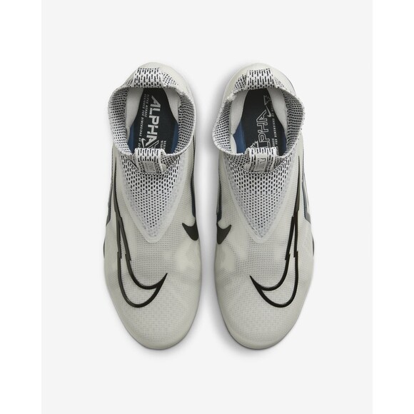 New Nike Alpha Menace Elite 3 White Black College Navy CT6648-102 Men's Sz 9 - Picture 4 of 11